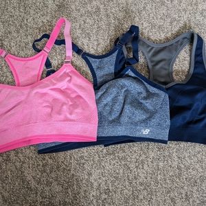 New Balance sports bra bundle Large